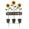Direct International Home & Garden 39.0" Sunflower Welcome W/Pots Planter Birds Yard Decor Direct Designs International - Decorative Garden Stakes -Cheap Garden Decor Store unnamed file 4615