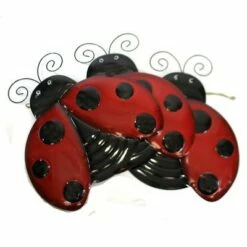 Direct International Home & Garden 15.0" Set/3 Lady Bug Wall Hangings Yard Decor Good Luck Patio Direct Designs International - Decorative Garden Stakes -Cheap Garden Decor Store unnamed file 4618