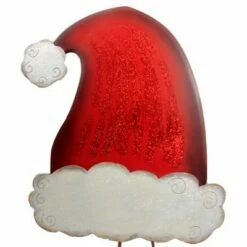 Home & Garden 37.75" Biggest Santa Hat Ever Stake Christmas Yard Decor Round Top Collection - Decorative Garden Stakes -Cheap Garden Decor Store unnamed file 4620