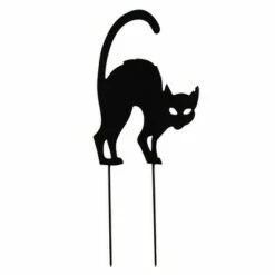 Direct International Home & Garden 20.0" Silhouette Black Cat Stakes Halloween Yard Decor Direct Designs International - Decorative Garden Stakes -Cheap Garden Decor Store unnamed file 4624