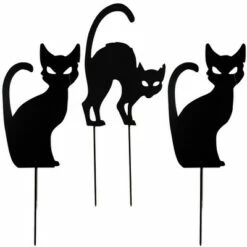 Direct International Home & Garden 20.0" Silhouette Black Cat Stakes Halloween Yard Decor Direct Designs International - Decorative Garden Stakes -Cheap Garden Decor Store unnamed file 4625
