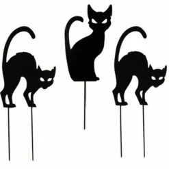 Direct International Home & Garden 20.0" Silhouette Black Cat Stakes Halloween Yard Decor Direct Designs International - Decorative Garden Stakes -Cheap Garden Decor Store unnamed file 4626