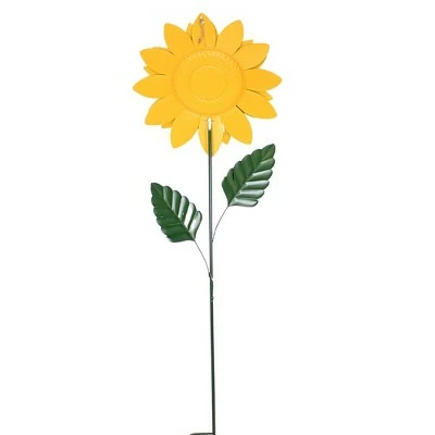 Direct International Home & Garden 72.0" Large Golden Yellow Sunflower Stake Fall Yard Decor Direct Designs International - Decorative Garden Stakes 4 Direct International Home & Garden 72.0" Large Golden Yellow Sunflower Stake Fall Yard Decor Direct Designs International - Decorative Garden Stakes - Image 2