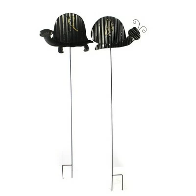 Direct International Home & Garden 37.0" Googly Eye Snail & Turtle Pokes Set / 2 Yard Decor Stake Direct Designs International - Decorative Garden Stakes 4 Direct International Home & Garden 37.0" Googly Eye Snail & Turtle Pokes Set / 2 Yard Decor Stake Direct Designs International - Decorative Garden Stakes - Image 2