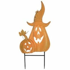 Direct International Home & Garden 39.0" Witchey Pumpkin Halloween Spider Web Direct Designs International - Decorative Garden Stakes -Cheap Garden Decor Store unnamed file 4646