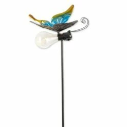 Zingz & Thingz Zingz & Thingz 9.5" Cast Iron Butterfly Glow Bug Solar Stake -Cheap Garden Decor Store unnamed file 4689