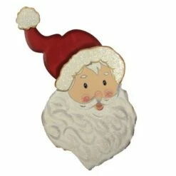 Home & Garden 34.0" Santa St. Nick Face Christmas Santa Claus Round Top Collection - Decorative Garden Stakes -Cheap Garden Decor Store unnamed file 4716