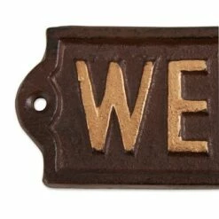 Zingz & Thingz Zingz & Thingz Cast Iron Welcome Sign Dark Brown 11 Zingz & Thingz Zingz & Thingz Cast Iron Welcome Sign Dark Brown -Cheap Garden Decor Store unnamed file 4745