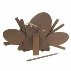 Home & Garden 15.5" Pile Of Eggs & Bunny Bottom Grass Hunt Round Top Collection - Decorative Garden Stakes