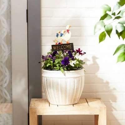 Zingz & Thingz Zingz & Thingz Cast Iron Ducks Welcome Sign 6 Zingz & Thingz Zingz & Thingz Cast Iron Ducks Welcome Sign - Image 4