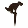 Zingz & Thingz Zingz & Thingz 12.72" Cast Iron "No! Pooping" Garden Stake Brown -Cheap Garden Decor Store unnamed file 4795