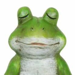 10" Resin Solar Yoga Frog Holding 2 Glass Jars Garden Statue Green - Exhart -Cheap Garden Decor Store unnamed file 48