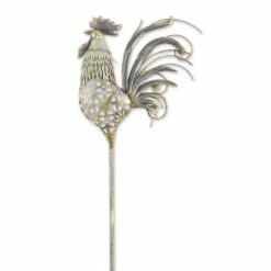 Zingz & Thingz Zingz & Thingz 35.25" Iron Chicken Garden Stake Gold -Cheap Garden Decor Store unnamed file 4805