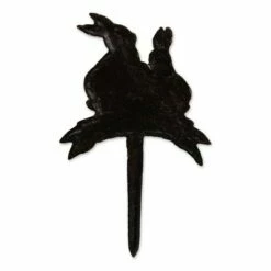 Zingz & Thingz Zingz & Thingz Cast Iron Bunnies Welcome Sign