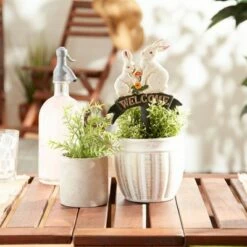 Zingz & Thingz Zingz & Thingz Cast Iron Bunnies Welcome Sign -Cheap Garden Decor Store unnamed file 4810