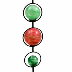Home & Garden 47.0" Art Glass Stacked Globe Stake Glow In The Dark Evergreen Enterprises Inc - Decorative Garden Stakes -Cheap Garden Decor Store unnamed file 4825