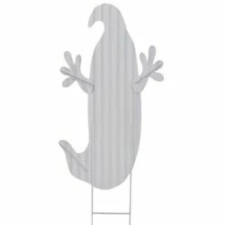 National Tree Company Metal Ghost Outdoor Sign Decoration, White, Halloween Collection, 33 in -Cheap Garden Decor Store unnamed file 4838