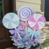 Round Top Collection 41.5" Pretty Pastel Lollypops Candy Yard Stakes Christmas - Decorative Garden Stakes -Cheap Garden Decor Store unnamed file 4852