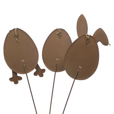 Round Top Collection 32.0" Egg Hatchlings Stakes Easter Bunny Chick Yard Decor - Decorative Garden Stakes 3 Round Top Collection 32.0" Egg Hatchlings Stakes Easter Bunny Chick Yard Decor - Decorative Garden Stakes - Image 2