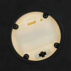 Alpine Corporation Alpine 14" Hexagonal Candlelit Iron Lantern with LED Lights Black/White -Cheap Garden Decor Store unnamed file 5003