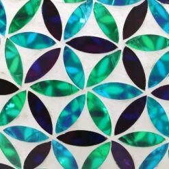 Sunnydaze Decor Sunnydaze Cool Blooms Design Glass Mosaic Indoor/Outdoor Gazing Globe with Solar Light - 10" Diameter - Blue and Green - 2-Pack -Cheap Garden Decor Store unnamed file 5019