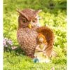 Wind & Weather Owl with Fairy Garden Sculpture -Cheap Garden Decor Store unnamed file 5073