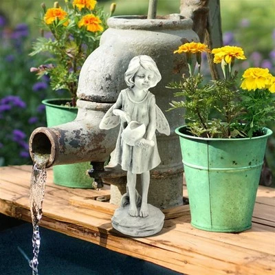 Design Toscano Rose Garden Fairy With Watering Can Statue 3 Design Toscano Rose Garden Fairy With Watering Can Statue
