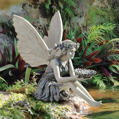 Design Toscano The Sunflower Fairy Statue 2 Design Toscano The Sunflower Fairy Statue