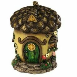 HearthSong 9"H Weather-Resistant Fairy Village House for Indoor and Outdoor Decor -Cheap Garden Decor Store unnamed file 5114
