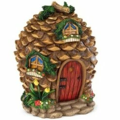 HearthSong 9"H Weather-Resistant Fairy Village House for Indoor and Outdoor Decor -Cheap Garden Decor Store unnamed file 5115