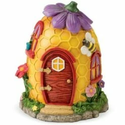 HearthSong 9"H Weather-Resistant Fairy Village House for Indoor and Outdoor Decor -Cheap Garden Decor Store unnamed file 5116
