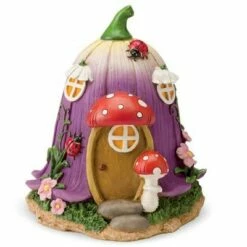 HearthSong 9"H Weather-Resistant Fairy Village House for Indoor and Outdoor Decor -Cheap Garden Decor Store unnamed file 5117