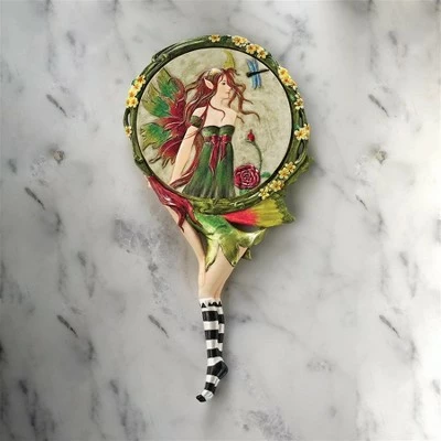 Design Toscano Lochloy House Fairy Looking Glass Hand Mirror - Multicolored 3 Design Toscano Lochloy House Fairy Looking Glass Hand Mirror - Multicolored - Image 2