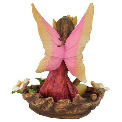 Design Toscano The Red And Green Fairy Of Acorn Hollow Statues 4 Design Toscano The Red And Green Fairy Of Acorn Hollow Statues - Image 2