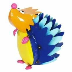 9.65" Metal Colorful Hedgehog - Exhart -Cheap Garden Decor Store unnamed file 515