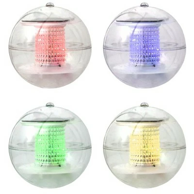 Sunnydaze Decor Sunnydaze Outdoor Solar Powered Floating Color-Changing Pool Water Light Balls for Ponds and Pools - 4pc 4 Sunnydaze Decor Sunnydaze Outdoor Solar Powered Floating Color-Changing Pool Water Light Balls for Ponds and Pools - 4pc - Image 2