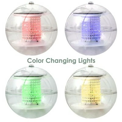 Sunnydaze Decor Sunnydaze Outdoor Solar Powered Floating Color-Changing Pool Water Light Balls for Ponds and Pools - 4pc 8 Sunnydaze Decor Sunnydaze Outdoor Solar Powered Floating Color-Changing Pool Water Light Balls for Ponds and Pools - 4pc - Image 6