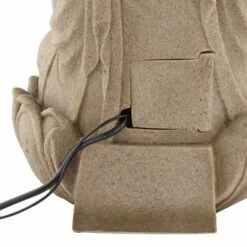 John Timberland Buddha Zen Outdoor Water Fountain with Light LED 22" High Faux Sandstone Meditation Decor for Garden Patio Yard Home -Cheap Garden Decor Store unnamed file 5227