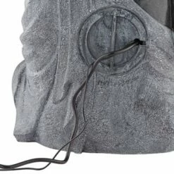 John Timberland Buddha Outdoor Water Fountain with Light LED 28" High Bronze Resin Meditation Decor for Garden Patio Backyard -Cheap Garden Decor Store unnamed file 5234