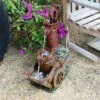 24" Vintage Red Water Pump With Wheelbarrow Fountain Small - Alpine Corporation -Cheap Garden Decor Store unnamed file 5236