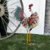 Alpine Corporation Alpine 32" Metal Patterned Rooster Decor Brown -Cheap Garden Decor Store unnamed file 524