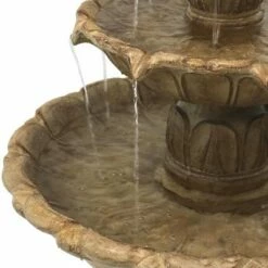 Sunnydaze Decor Sunnydaze 46"H Electric Polystone 3-Tier Classic Tulip Outdoor Water Fountain, Garden Stone Finish -Cheap Garden Decor Store unnamed file 5245