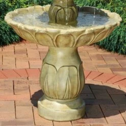 Sunnydaze Decor Sunnydaze 46"H Electric Polystone 3-Tier Classic Tulip Outdoor Water Fountain, Garden Stone Finish -Cheap Garden Decor Store unnamed file 5249