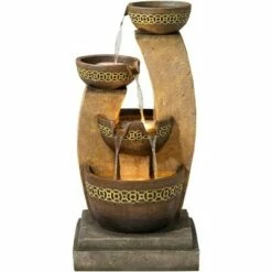 John Timberland Outdoor Floor Water Fountain Four Bowl Cascading Waterfall 41" Tall for Yard Garden Lawn 15 John Timberland Outdoor Floor Water Fountain Four Bowl Cascading Waterfall 41" Tall for Yard Garden Lawn -Cheap Garden Decor Store unnamed file 5305