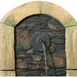 John Timberland Rustic Outdoor Wall Water Fountain 50" High Tiered Tuscan Village for Yard Garden Patio Deck Home