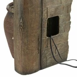 John Timberland Rustic Outdoor Floor Water Fountain with Light LED 39 1/4" High Four Pot Cascading for Yard Garden Patio Deck Home -Cheap Garden Decor Store unnamed file 5374