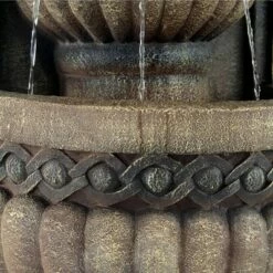 John Timberland Roman Outdoor Floor Water Fountain with Light LED 50" High 2-Tier Lion Face for Yard Garden Patio Deck Home 11 John Timberland Roman Outdoor Floor Water Fountain with Light LED 50" High 2-Tier Lion Face for Yard Garden Patio Deck Home -Cheap Garden Decor Store unnamed file 5378