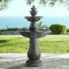 John Timberland Italian Outdoor Floor Water Fountain with Light LED 56 3/4" High 4 Tiered for Yard Garden Patio Deck Home -Cheap Garden Decor Store unnamed file 5383