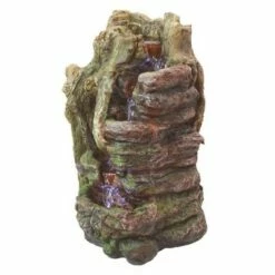 Willow Bend Illuminated Garden Fountain - Acorn Hollow