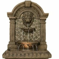 John Timberland Mediterranean Outdoor Wall Water Fountain with Light LED 51" High Royal Lions Head 3 Tiered for Yard Garden Patio 10 John Timberland Mediterranean Outdoor Wall Water Fountain with Light LED 51" High Royal Lions Head 3 Tiered for Yard Garden Patio -Cheap Garden Decor Store unnamed file 5405